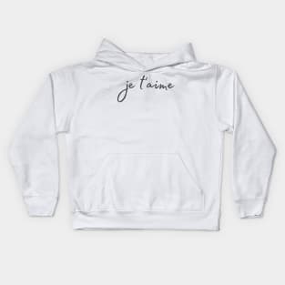 Je t'aime Kids Hoodie